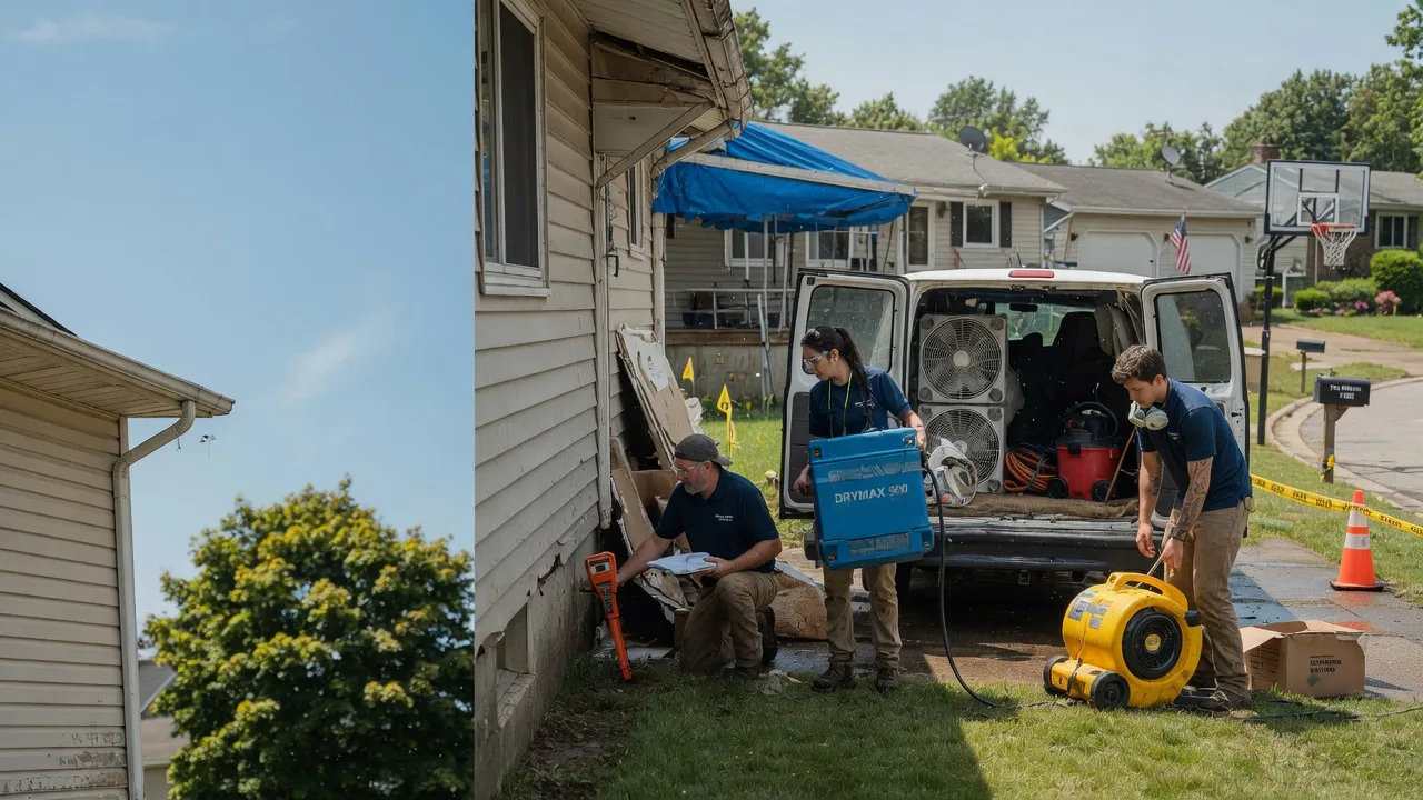 Ceiling Leak Cleanup in Sweetser, IN near me